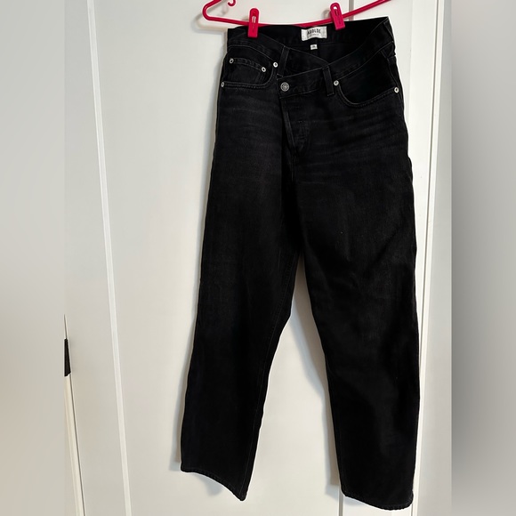 Agolde ‘crisscross’ black jeans - Picture 3 of 6